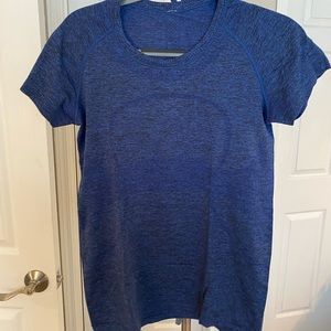 Blue Lululemon shirt